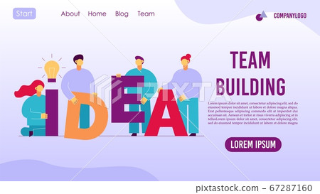 Teambuilding employee engaged bright idea creation Teambuilding employee engaged bright idea creation 67287160