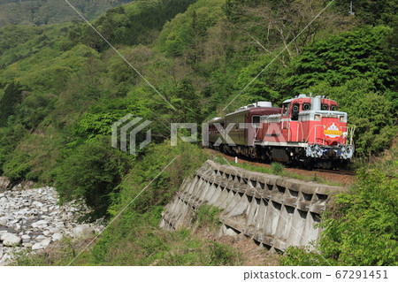 Watarase Gorge Railway Trolley Train 1_2015/5/3 Photo Watarase Gorge Railway Trolley Train 1_2015/5/3 Photo 67291451