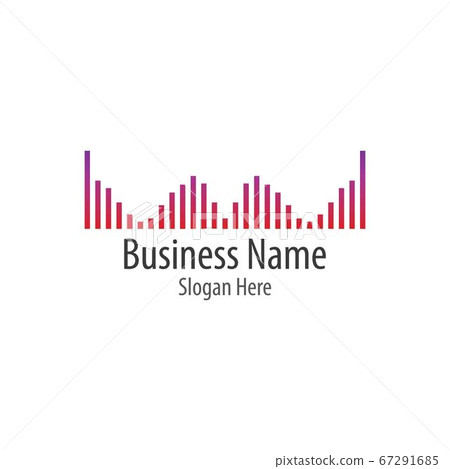 Sound waves vector illustration 67291685