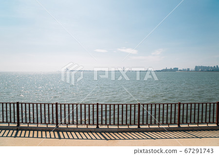 Oido seascape with seaside walking road in Siheung, Korea Oido seascape with seaside walking road in Siheung, Korea 67291743