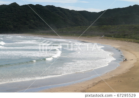 高知縣夏季土佐清水市衝木海岸 67295529