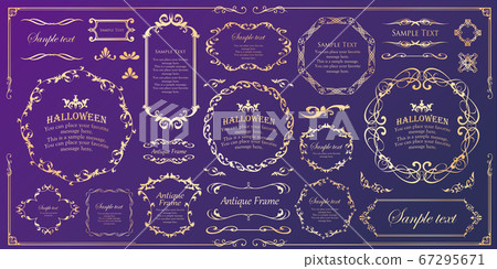 Halloween frame material, October event Happy Halloween event party material classical Halloween frame material, October event Happy Halloween event party material classical 67295671