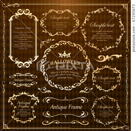 Halloween frame material, October event Happy Halloween event party material classical Halloween frame material, October event Happy Halloween event party material classical 67295673