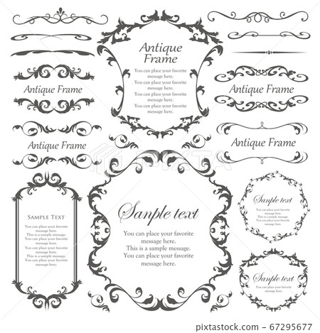 Halloween frame material, October event Happy Halloween event party material classical 67295677