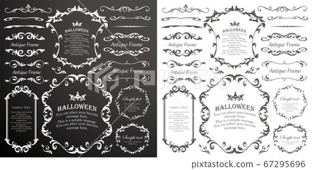 Halloween frame material, October event Happy Halloween event party material classical Halloween frame material, October event Happy Halloween event party material classical 67295696