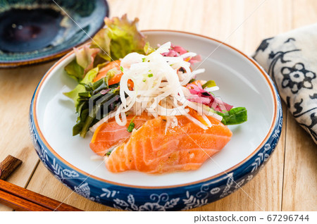 三文魚生牛肉片 67296744