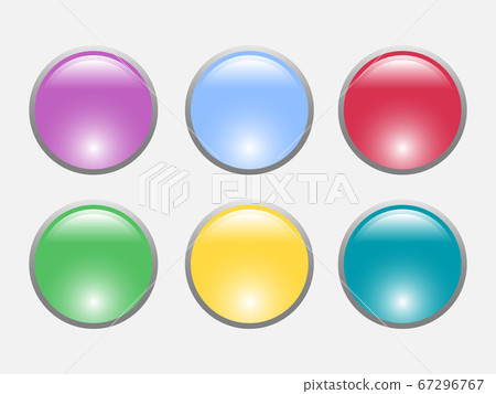 Color buttons set isolated on white background 67296767