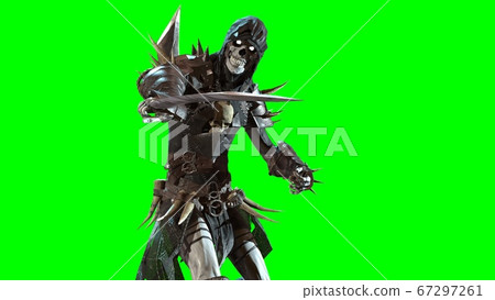 Skeleton, render 3D model on the background 67297261