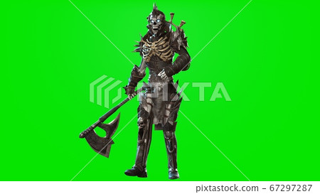 Skeleton, render 3D model on the background 67297287