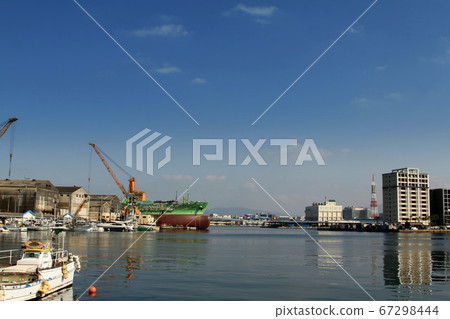 從海鷗廣場看的博多灣 67298444