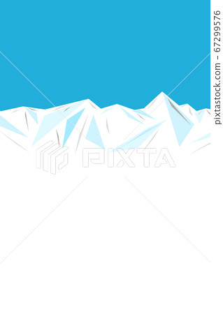 由幾何圖案組成的冰山脈,雪山,冰山或冰的插圖 由幾何圖案組成的冰山脈,雪山,冰山或冰的插圖 67299576
