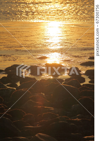 Yumezaki波浪公園（角島）的夜景 67300756