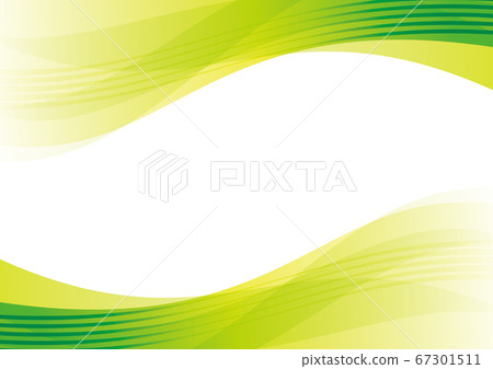 平滑曲線背景黃綠色 67301511