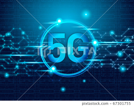 Technology abstract space cyber technology background 67301755