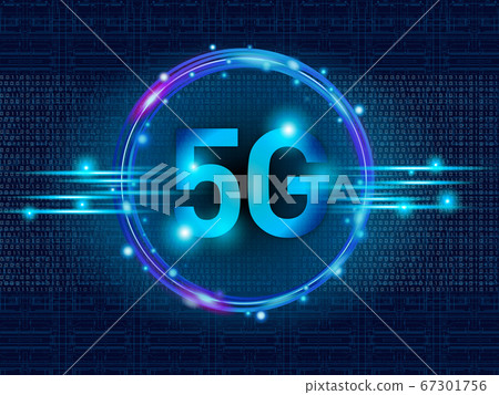 Technology abstract space cyber technology background 67301756