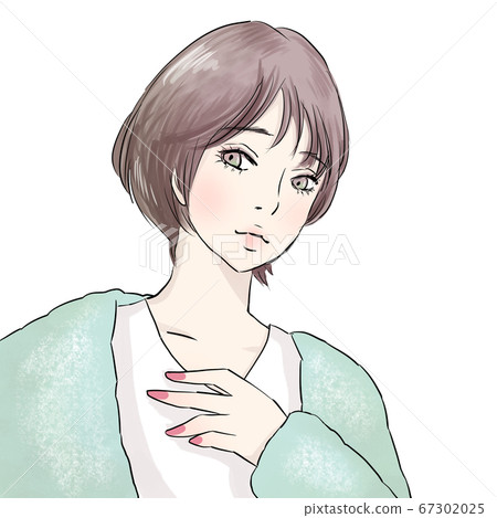 Short bob woman fashion icon Short bob woman fashion icon 67302025
