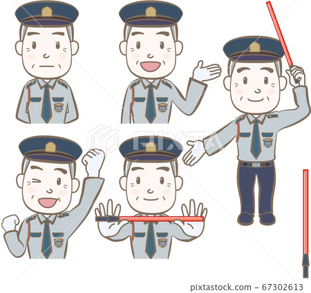 面部表情和手勢組合,高級警衛,男,A 面部表情和手勢組合,高級警衛,男,A 67302613