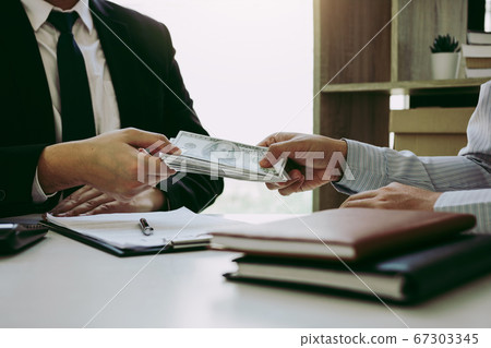 Entrepreneurs are receiving money that is a bribe Entrepreneurs are receiving money that is a bribe 67303345