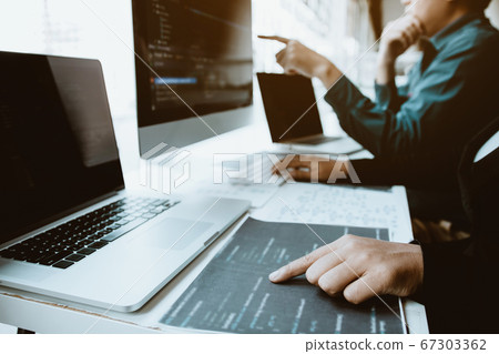 Professional development programmer cooperating Professional development programmer cooperating 67303362