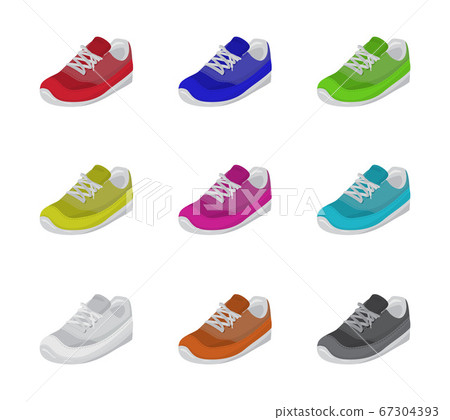 一套彩色運動鞋(一個) 一套彩色運動鞋(一個) 67304393