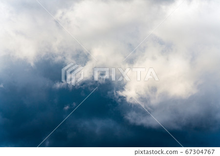 Scenery dramatic thunderclouds in sky before rain Scenery dramatic thunderclouds in sky before rain 67304767