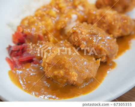 Japanese Fried Chicken (Tonkatsu) With Curry 67305355