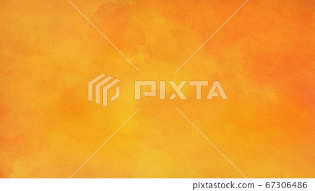 Orange watercolor paint and paper texture Orange watercolor paint and paper texture 67306486