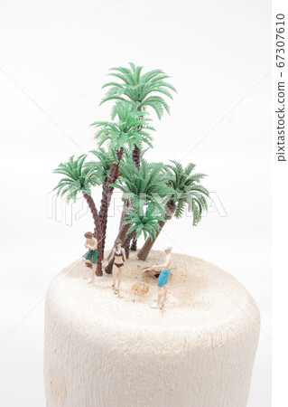 a tiny people wearing swimsuit relaxing on a tiny people wearing swimsuit relaxing on 67307610