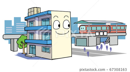 Convenient apartment in front of the station 67308163