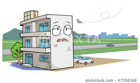 農村的一個孤獨的公寓 67308168