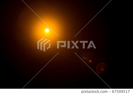 Abstract Natural Sun flare on the black Abstract Natural Sun flare on the black 67309517