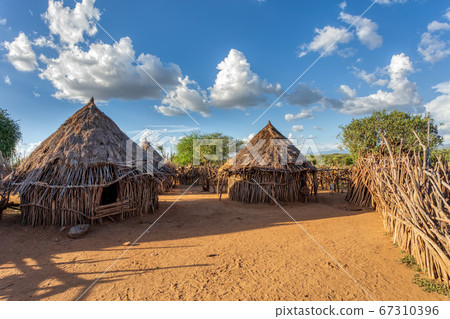 Hamar Village, South Ethiopia, Africa 67310396