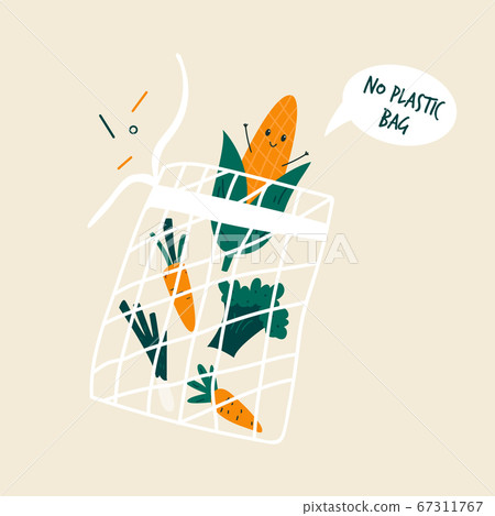 Funny maiz character and other vegetables in 67311767