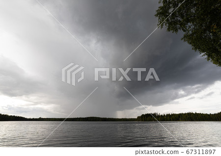 Stormy sky clouds nature background 67311897