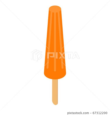 Popsicle icon, isometric style Popsicle icon, isometric style 67312200