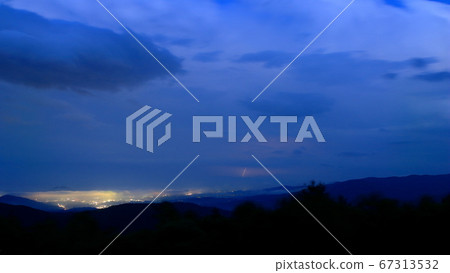 Night view of Kesennuma seen from Mt. Murone Night view of Kesennuma seen from Mt. Murone 67313532