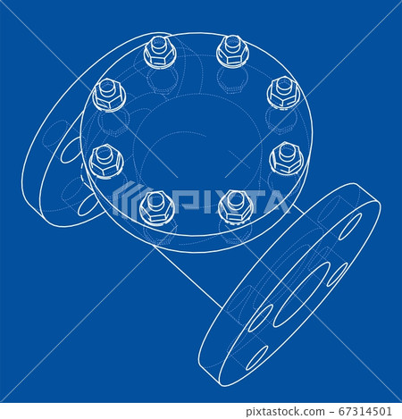 Industrial valve outline Industrial valve outline 67314501