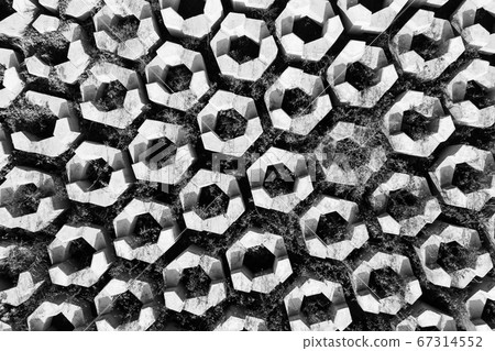 tetrapods landscape in black and white tetrapods landscape in black and white 67314552
