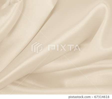 Smooth elegant golden silk or satin luxury cloth Smooth elegant golden silk or satin luxury cloth 67314618