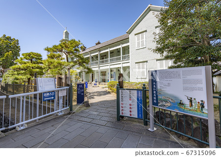 Nagasaki City, Nagasaki Dejima Museum Main Building and entrance to Dejima Nagasaki City, Nagasaki Dejima Museum Main Building and entrance to Dejima 67315096