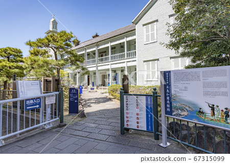 Nagasaki City, Nagasaki Dejima Museum Main Building and entrance to Dejima Nagasaki City, Nagasaki Dejima Museum Main Building and entrance to Dejima 67315099
