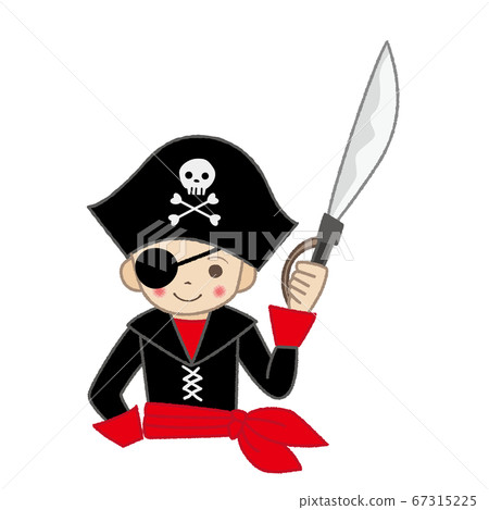 萬聖節假扮男孩海盜 67315225