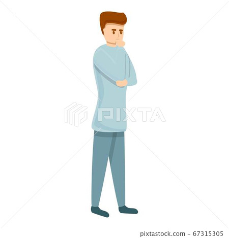 Clinic cardiologist icon, cartoon style 67315305