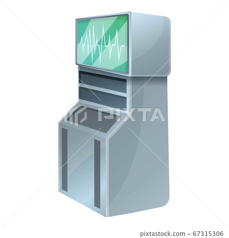 Cardiologist equipment icon, cartoon style 67315306