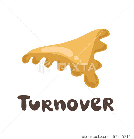 Pastry turnover. Puff pastry illustration. Cute flat style. Flour products from bakery or pastry shop. Vector template for cafe or bakery design. Homemade baked bread. Clipart pastry idea Pastry turnover. Puff pastry illustration. Cute flat style. Flour products from bakery or pastry shop. Vector template for cafe or bakery design. Homemade baked bread. Clipart pastry idea 67315715
