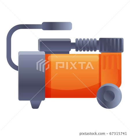 Portable air compressor icon, cartoon style Portable air compressor icon, cartoon style 67315741