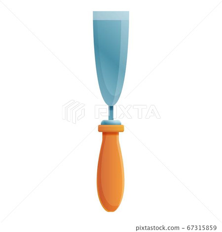 Chisel instrument icon, cartoon style Chisel instrument icon, cartoon style 67315859