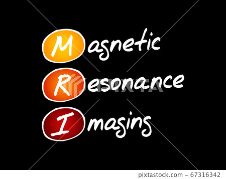 MRI - Magnetic Resonance Imaging, acronym MRI - Magnetic Resonance Imaging, acronym 67316342