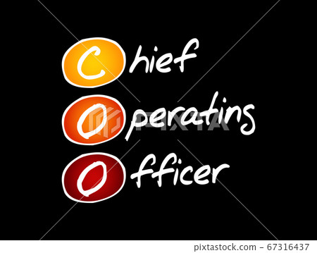 COO - Chief Operating Officer, acronym concept 67316437