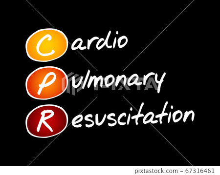 CPR - Cardiopulmonary Resuscitation acronym 67316461